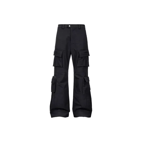 CATSSTAC Black Unisex Casual Pants CATSSTAC Черные Унисекс Повседневные Штаны