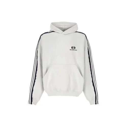 Balenciaga Свитшот Стандартный крой Мужской Белый