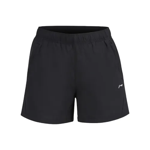 Подкладка Черные Женские Спортивные Шорты