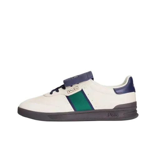 Polo Ralph Lauren MID Топ Повседневная обувь Мужская Белый Зеленый