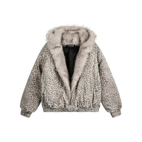 Yaoqi Желтый абрикос Цвет Унисекс Пуховики