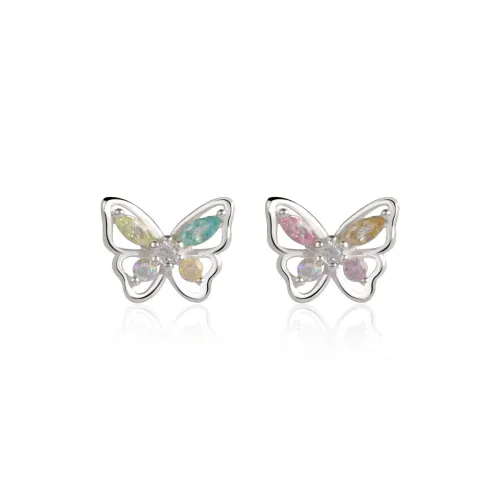 Taste the color 925 стерлинговое серебро Серьги-гвоздики Женские