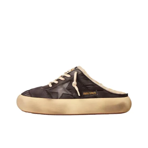 Golden Goose Космос Звезда Резиновая подошва Домашние тапочки Женские Черный