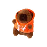 Капибара-Оранжевый Свитшот-Любовь Вышивка