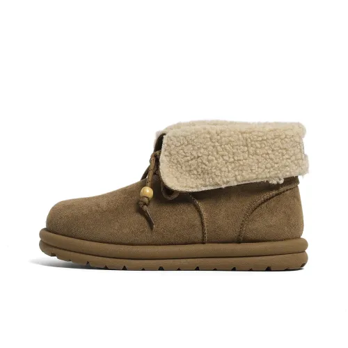 HUANQIU Термический Рекомендуемый рост Увеличение Короткие Снеकरки Женские CAMEL