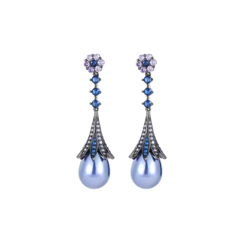 Серьги VIOLET с искусственным жемчугом женские