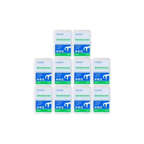 HTOOTH Мятные Двойные Линии Зубные Нити Floss Sticks для Чистки