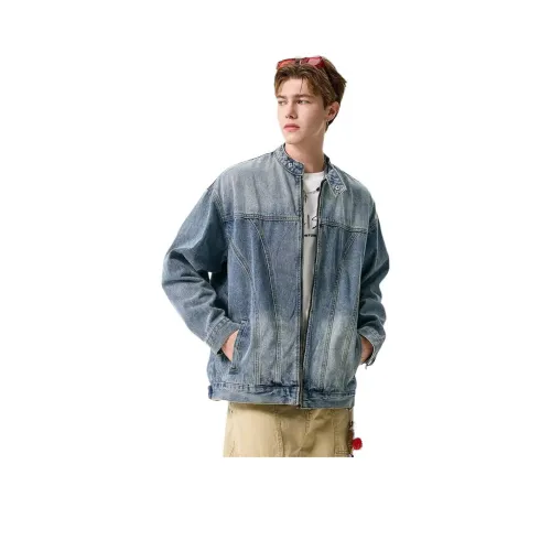 Clog Heel Синий Унисекс Джинсовые куртки