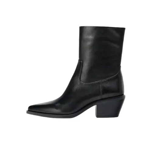 ZARA Ботильоны 6,5 см Женские Черные