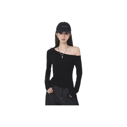 La Chapelle Черные Женские T-рубашки