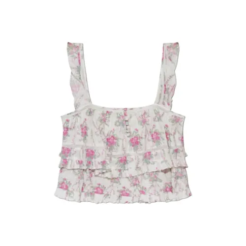 LOVESHACKFANCY Топ на бретелях Женский