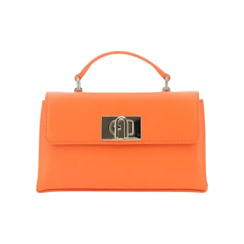Furla 1927 Collection Кожа Сумка Мини Женская Апельсин