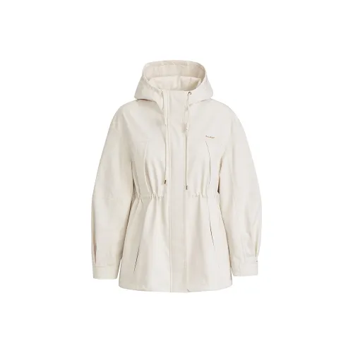 KORADIOR Светло-оранжевый желтый женский тренч