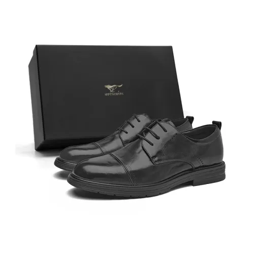 SEPTWOLVES Обувь Низкий Топ Черная Стандартная Кожа Мужская