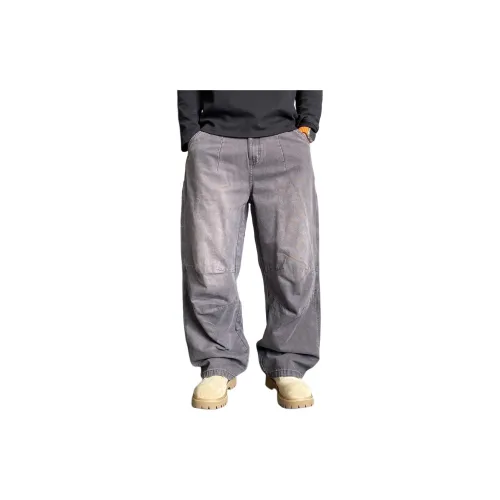 ZHANDASHUAI Темно-серые унисекс карго-брюки