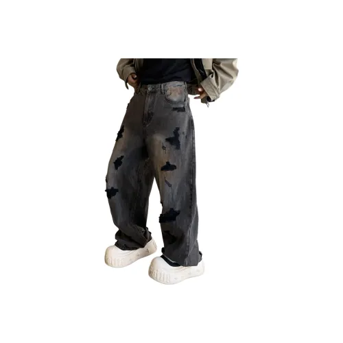 NRXX Черные Унисекс Джинсы