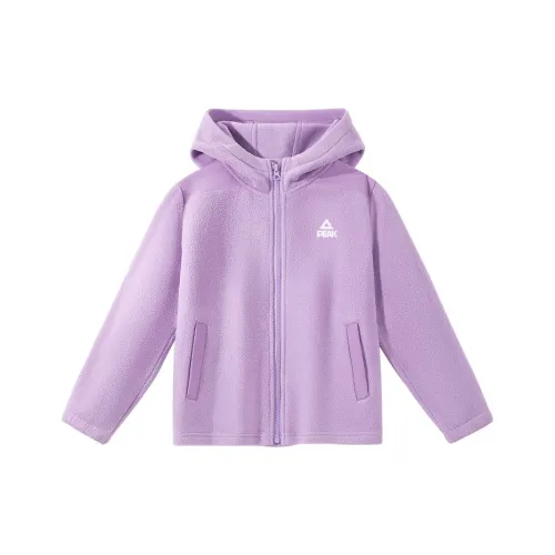 PEAK Фиолетовый PK Label Белый Силикон K Детские флисовые кофты