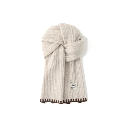 Jeep Корейский Эксклюзивный Минималистский стиль Термический Универсальный Вязаные Шарфы Унисекс