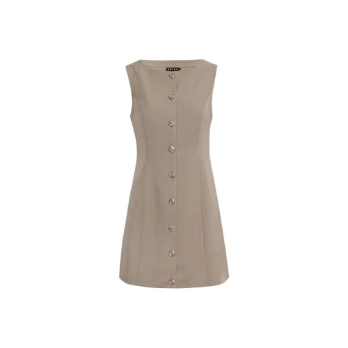 Motel Rocks Mirina MI Платье Tailorg Тауповый Без рукавов Платье Женские