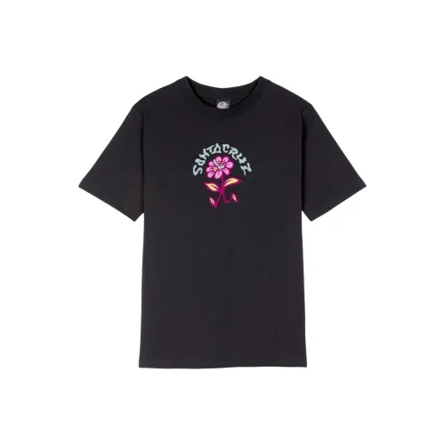 Santa Cruz Черные Женские T-рубашки