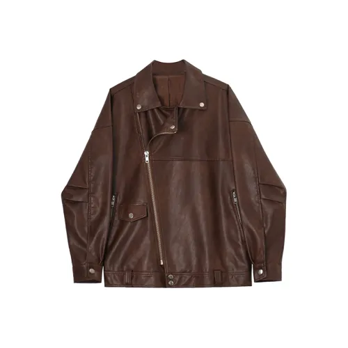 Комбо Кофе Женские Кожаные Куртки