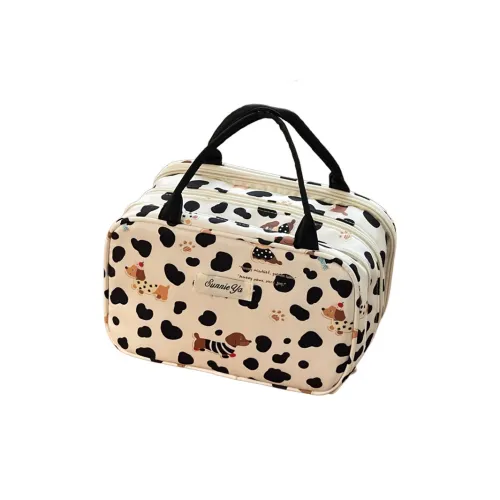 OMGD Милый Dachshund Puppy Косметичка Большая емкость Отделение для путешествий