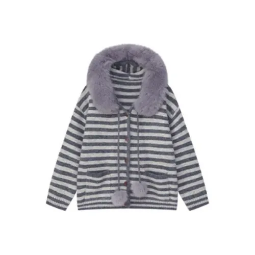 EMDPN Серый Женские Бархатные Куртки