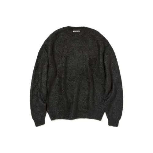 Auralee FW25 Брушированный Супер KID Мохер KNIT P O Свитер Мужской