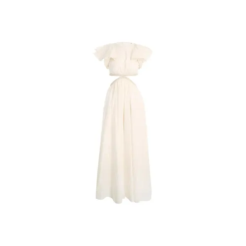 Zimmermann Белый Женские Короткие Платья с Короткими Рукавами