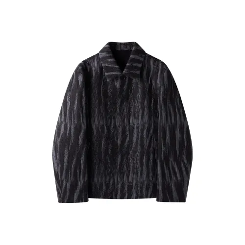 HERBEL Серый Мужское Пальто