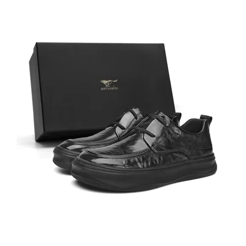 SEPTWOLVES Повседневные кожаные туфли для мужчин