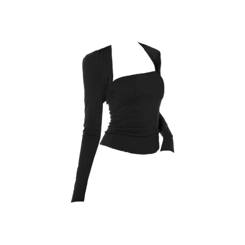 AUSSINO Черные Женские T-рубашки