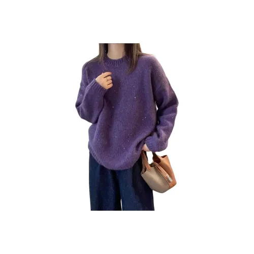 LANGQING Фиолетовый Подарочный набор Wave Прозрачный Бренд Наклеенный Женский Трикотаж