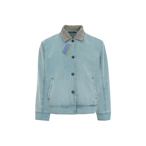 EDRPIUS Павлиний зеленый Унисекс Куртки