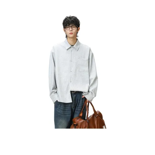 MIORGERSY Длинный рукав рубашка унисекс