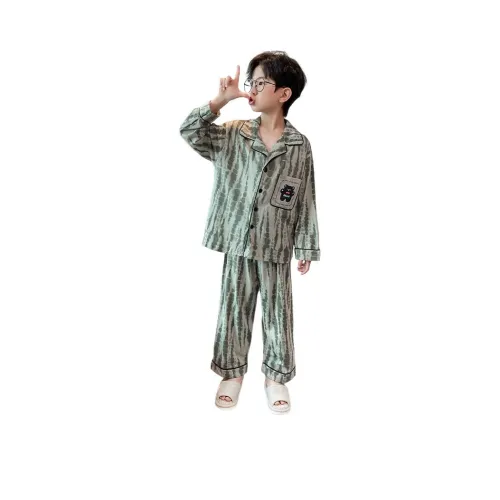 Rindu Комплект домашней одежды Осенний Светло-зеленый Детский