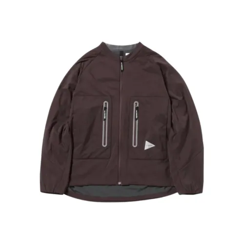 And Wander FW25 ALPHA AIR Без воротника Куртка Куртки Пальто Унисекс