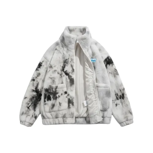 Qnxeey Унисекс Бархатные Куртки