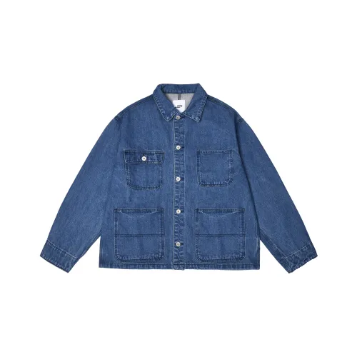 GWDS Промытый Синий Унисекс Куртки