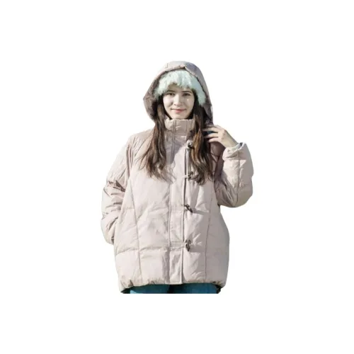 GIUHF Лепесток Розовый Женские пуховики