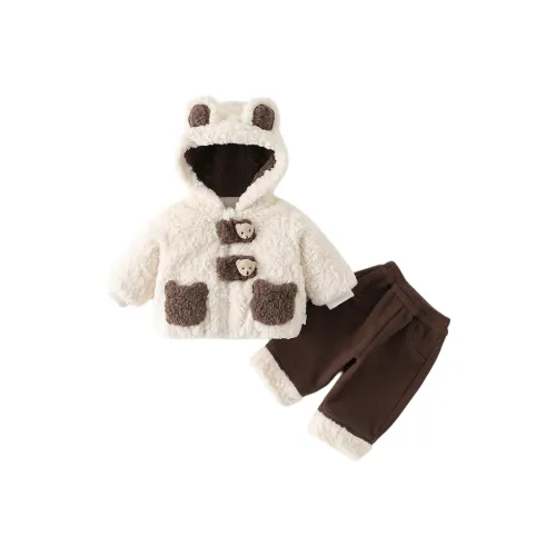 XiaoJinBu Детский Плюшевый Наборы Одежды