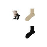 [93% шерсть, носки/Элегантная коробка] Черный + Бежевый