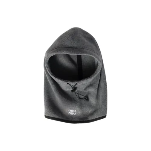 MIU MIU Полиэстер Шапки и Кепки Унисекс Серый