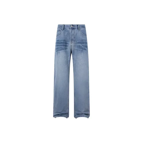 Jeep P755MWNT34 Серый Синий [Официальный] Унисекс Джинсы