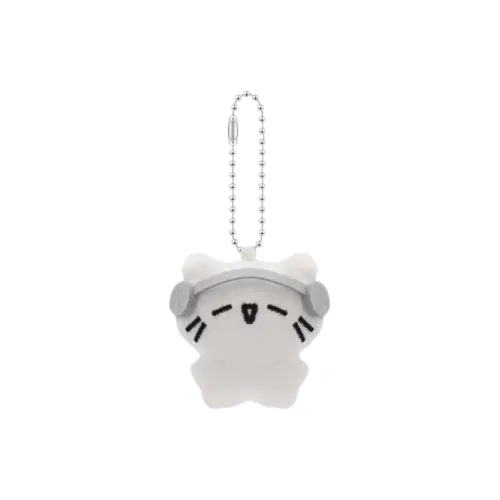 77 SEVEN DREAM Мультяшный Исцеление Наушники Кошка Плюшевый Брелок 8 см Высокий
