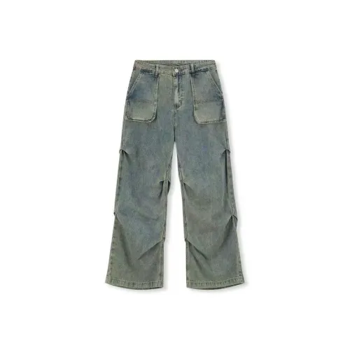 PLQV Небесный Синий Унисекс Джинсы