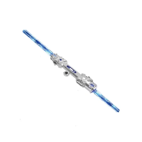 Lionf DUAL Лезвие Выдвижной Меч Cool Двойная Головка Лазерный Меч с Звуковыми и Световыми Эффектами Свет Вверх Игрушки