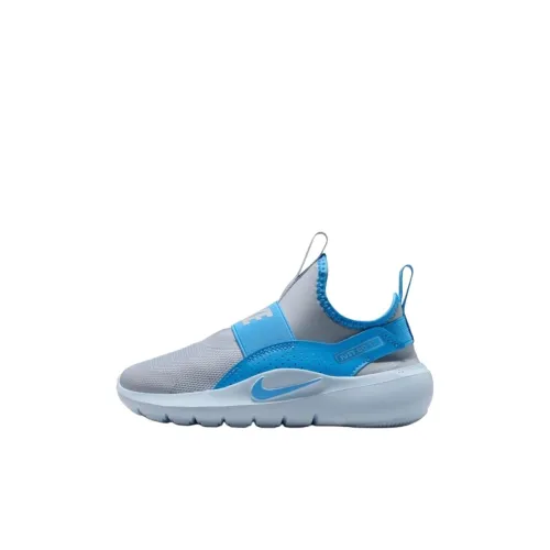 Nike Flex Runner 4 Low Топ Беговые кроссовки Серый Синий Детские