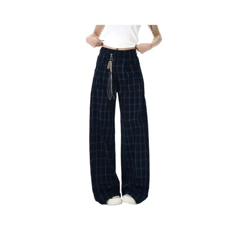 CVOOOER Темно-синие унисекс повседневные штаны