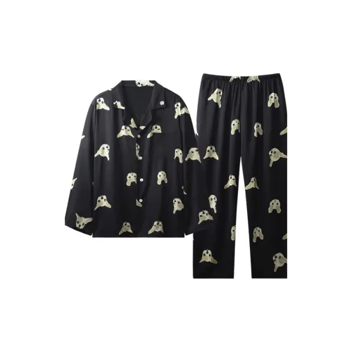 Devanro Черный Мужской Пижамный Комплект